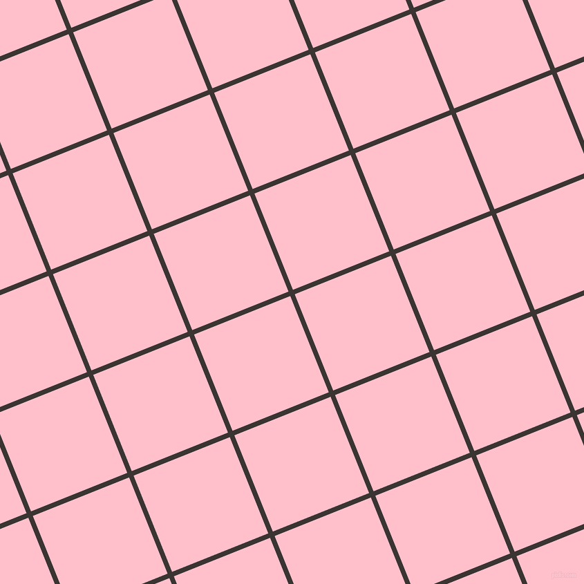 22/112 degree angle diagonal checkered chequered lines, 7 pixel line width, 150 pixel square size, Kilamanjaro and Pink plaid checkered seamless tileable