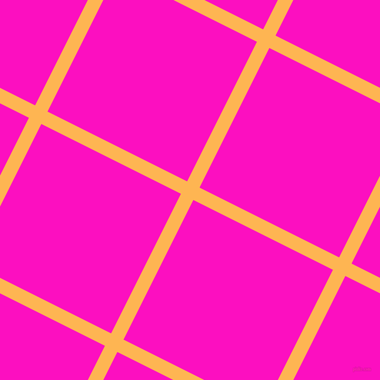 63/153 degree angle diagonal checkered chequered lines, 27 pixel lines width, 304 pixel square size, Koromiko and Shocking Pink plaid checkered seamless tileable