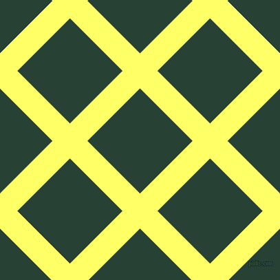 45/135 degree angle diagonal checkered chequered lines, 36 pixel line width, 108 pixel square size, Laser Lemon and English Holly plaid checkered seamless tileable