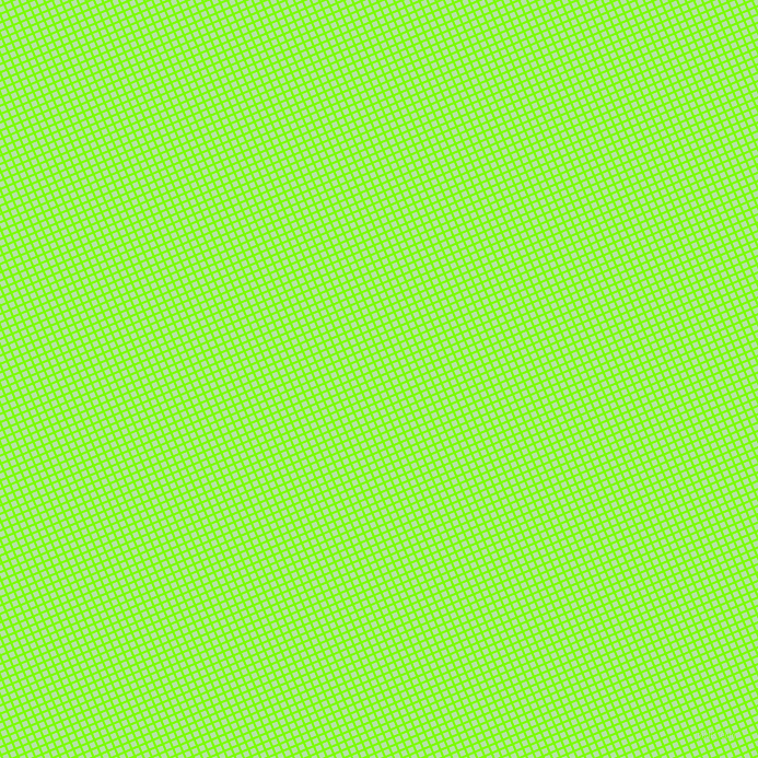 23/113 degree angle diagonal checkered chequered lines, 2 pixel lines width, 5 pixel square size, Lawn Green and Madang plaid checkered seamless tileable