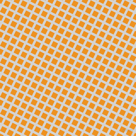 63/153 degree angle diagonal checkered chequered lines, 8 pixel lines width, 18 pixel square sizeLight Grey and Carrot Orange plaid checkered seamless tileable
