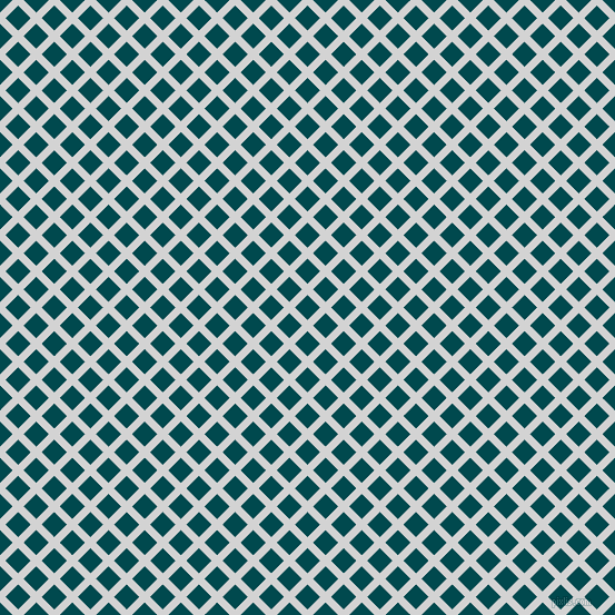 45/135 degree angle diagonal checkered chequered lines, 7 pixel line width, 16 pixel square size, Light Grey and Sherpa Blue plaid checkered seamless tileable