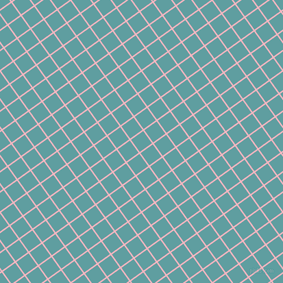 36/126 degree angle diagonal checkered chequered lines, 2 pixel lines width, 22 pixel square size, Light Pink and Cadet Blue plaid checkered seamless tileable