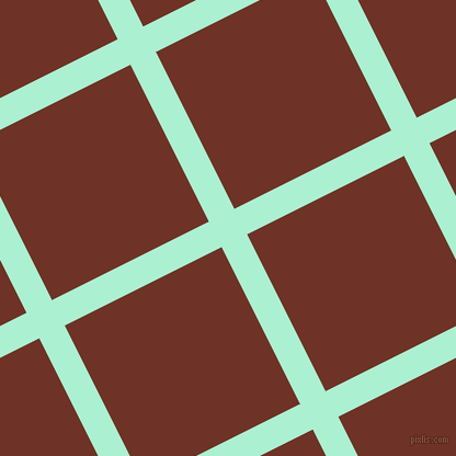 27/117 degree angle diagonal checkered chequered lines, 26 pixel line width, 160 pixel square size, Magic Mint and Pueblo plaid checkered seamless tileable