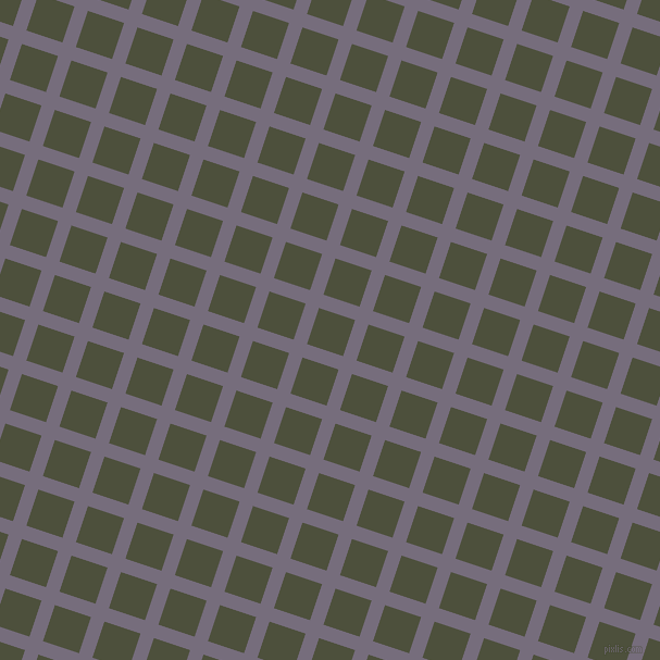 72/162 degree angle diagonal checkered chequered lines, 13 pixel line width, 35 pixel square size, Mamba and Kelp plaid checkered seamless tileable