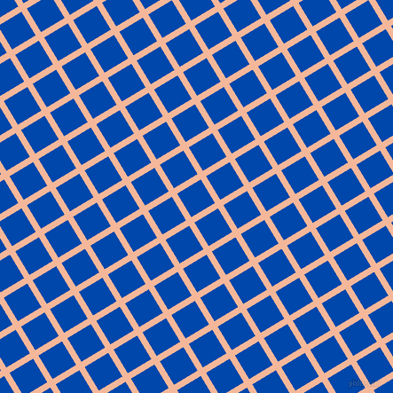 31/121 degree angle diagonal checkered chequered lines, 7 pixel line width, 31 pixel square size, Mandys Pink and Cobalt plaid checkered seamless tileable