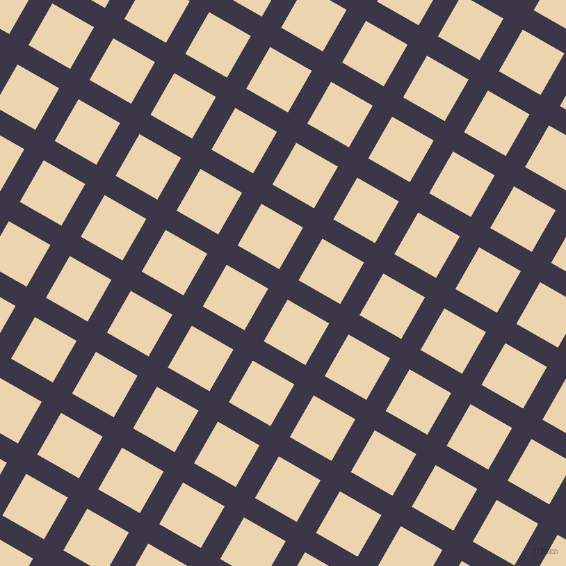 60/150 degree angle diagonal checkered chequered lines, 32 pixel lines width, 69 pixel square size, Martinique and Givry plaid checkered seamless tileable