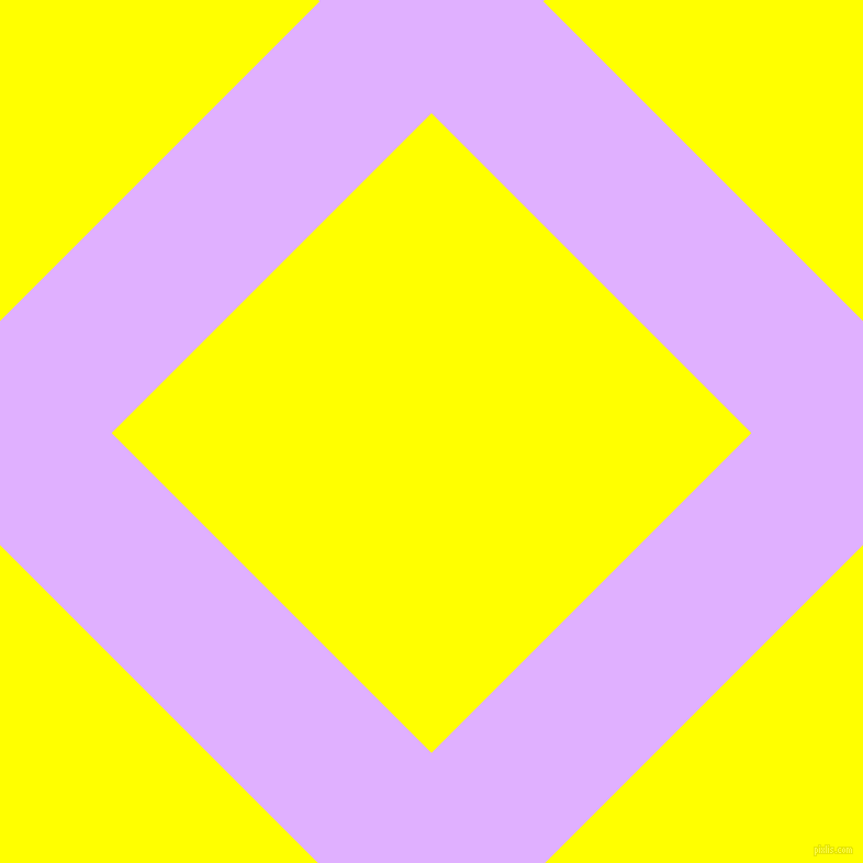 45/135 degree angle diagonal checkered chequered lines, 144 pixel line width, 412 pixel square size, Mauve and Yellow plaid checkered seamless tileable