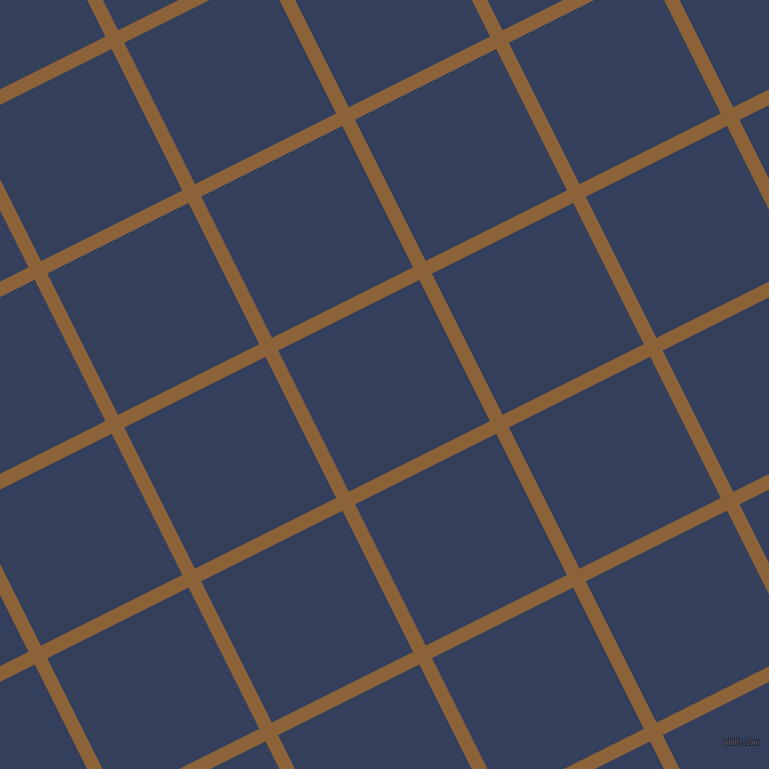 27/117 degree angle diagonal checkered chequered lines, 14 pixel lines width, 158 pixel square size, McKenzie and Gulf Blue plaid checkered seamless tileable