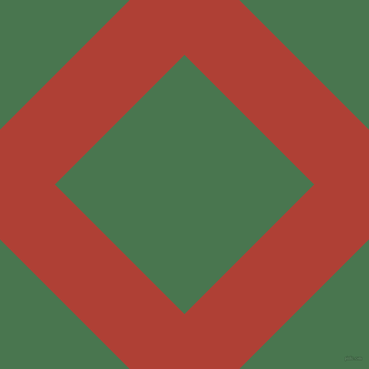 45/135 degree angle diagonal checkered chequered lines, 160 pixel line width, 378 pixel square size, Medium Carmine and Killarney plaid checkered seamless tileable