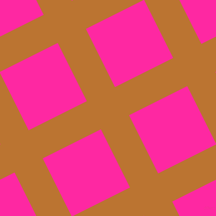 27/117 degree angle diagonal checkered chequered lines, 103 pixel lines width, 213 pixel square size, Meteor and Persian Rose plaid checkered seamless tileable