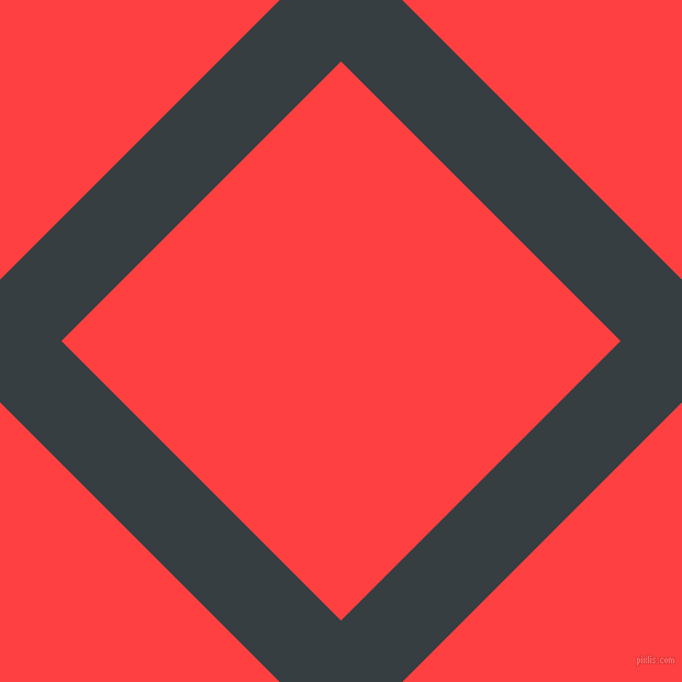 45/135 degree angle diagonal checkered chequered lines, 79 pixel line width, 360 pixel square size, Mine Shaft and Coral Red plaid checkered seamless tileable