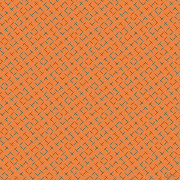 40/130 degree angle diagonal checkered chequered lines, 1 pixel lines width, 19 pixel square size, Mineral Green and Flamenco plaid checkered seamless tileable
