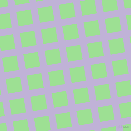 9/99 degree angle diagonal checkered chequered lines, 22 pixel lines width, 47 pixel square size, Moon Raker and Granny Smith Apple plaid checkered seamless tileable