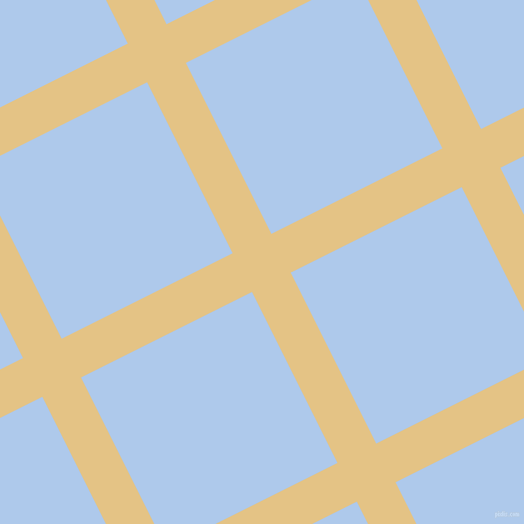 27/117 degree angle diagonal checkered chequered lines, 62 pixel lines width, 274 pixel square size, New Orleans and Tropical Blue plaid checkered seamless tileable