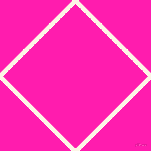 45/135 degree angle diagonal checkered chequered lines, 14 pixel line width, 327 pixel square size, Old Lace and Spicy Pink plaid checkered seamless tileable