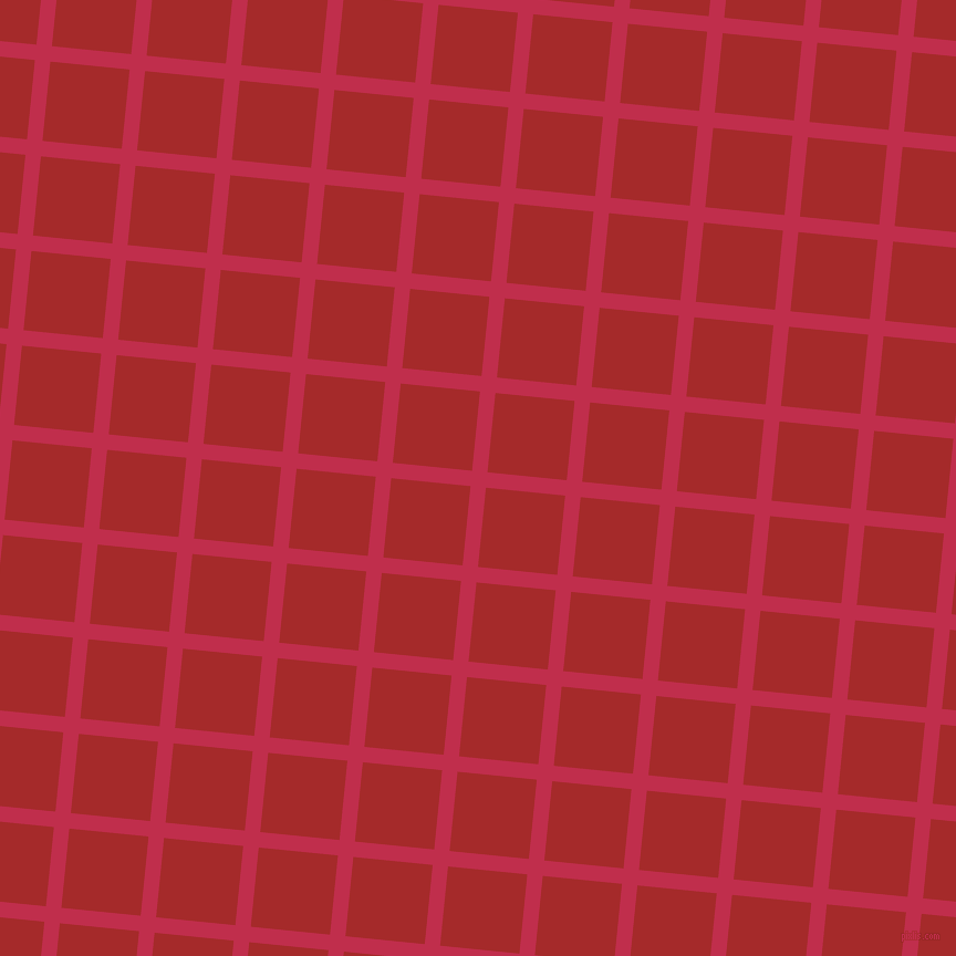 84/174 degree angle diagonal checkered chequered lines, 14 pixel line width, 72 pixel square size, Old Rose and Brown plaid checkered seamless tileable