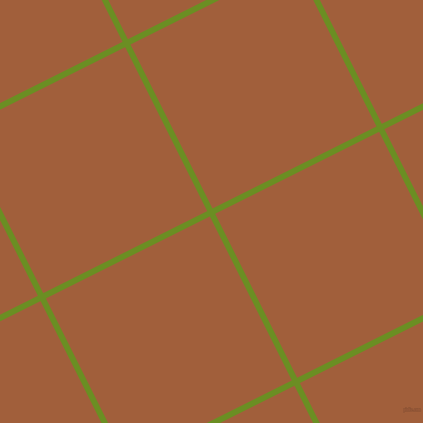 27/117 degree angle diagonal checkered chequered lines, 12 pixel lines width, 371 pixel square size, Olive Drab and Desert plaid checkered seamless tileable