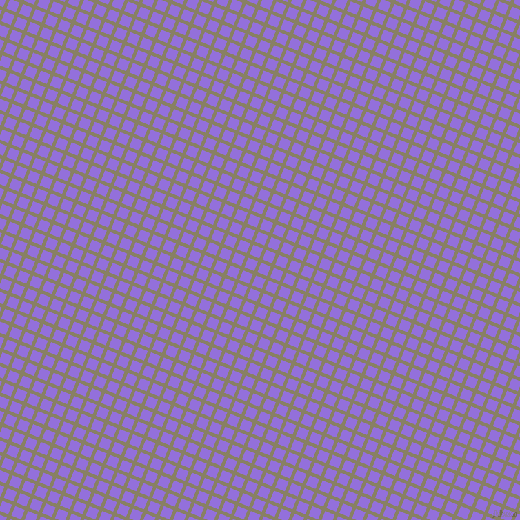 68/158 degree angle diagonal checkered chequered lines, 5 pixel lines width, 15 pixel square size, Olive Haze and Medium Purple plaid checkered seamless tileable