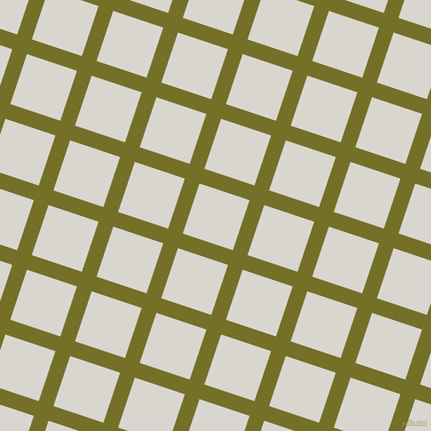 72/162 degree angle diagonal checkered chequered lines, 22 pixel line width, 75 pixel square size, Olivetone and Timberwolf plaid checkered seamless tileable