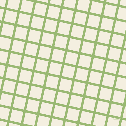 77/167 degree angle diagonal checkered chequered lines, 8 pixel line width, 39 pixel square size, Olivine and Bianca plaid checkered seamless tileable