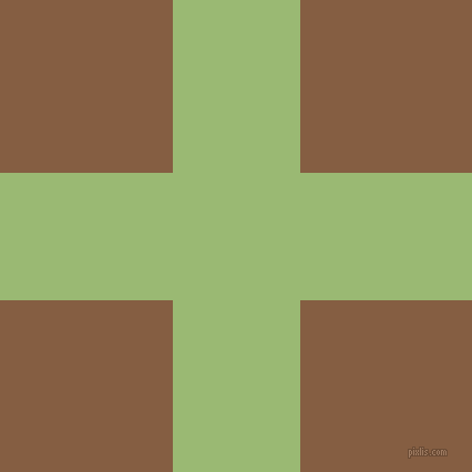 checkered chequered horizontal vertical lines, 115 pixel line width, 311 pixel square size, Olivine and Dark Wood plaid checkered seamless tileable
