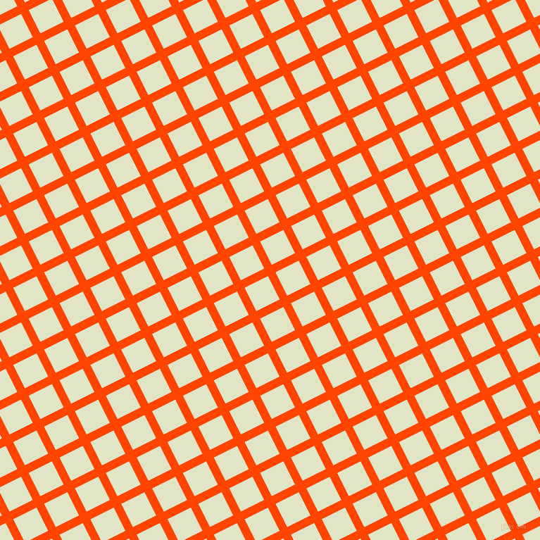 27/117 degree angle diagonal checkered chequered lines, 12 pixel lines width, 37 pixel square size, Orange Red and Frost plaid checkered seamless tileable