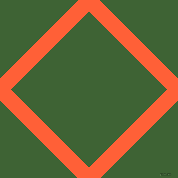 45/135 degree angle diagonal checkered chequered lines, 49 pixel lines width, 352 pixel square size, Outrageous Orange and Green House plaid checkered seamless tileable