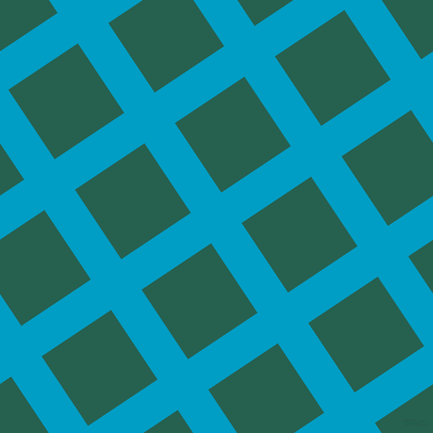 34/124 degree angle diagonal checkered chequered lines, 53 pixel lines width, 121 pixel square size, Pacific Blue and Evening Sea plaid checkered seamless tileable