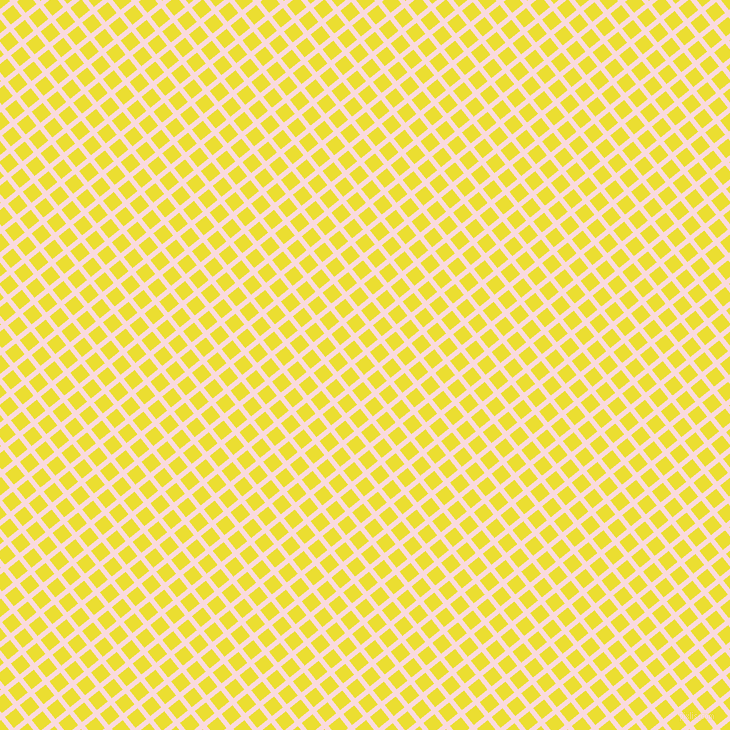 39/129 degree angle diagonal checkered chequered lines, 5 pixel line width, 14 pixel square size, Pale Pink and Golden Fizz plaid checkered seamless tileable