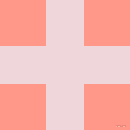 checkered chequered horizontal vertical lines, 132 pixel lines width, 310 pixel square size, Pale Rose and Mona Lisa plaid checkered seamless tileable