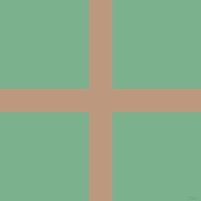 checkered chequered horizontal vertical lines, 78 pixel lines width, 594 pixel square size, Pale Taupe and Bay Leaf plaid checkered seamless tileable