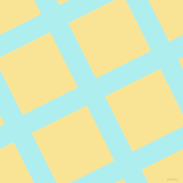27/117 degree angle diagonal checkered chequered lines, 67 pixel lines width, 206 pixel square size, Pale Turquoise and Vis Vis plaid checkered seamless tileable