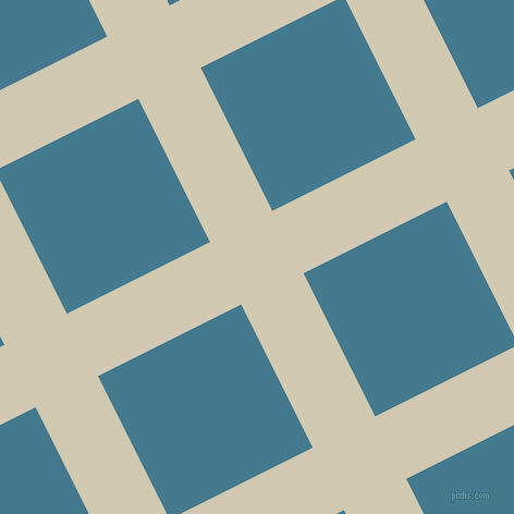 27/117 degree angle diagonal checkered chequered lines, 64 pixel lines width, 147 pixel square size, Parchment and Jelly Bean plaid checkered seamless tileable