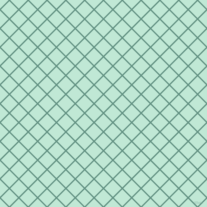 45/135 degree angle diagonal checkered chequered lines, 5 pixel lines width, 47 pixel square size, Patina and Aero Blue plaid checkered seamless tileable
