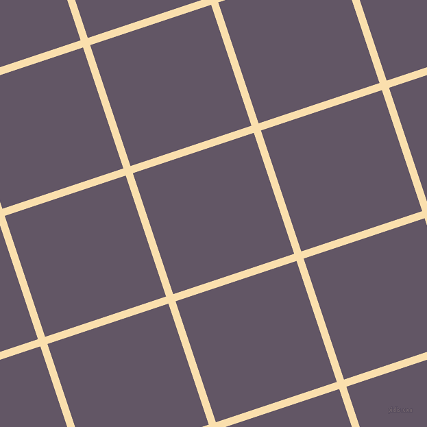 18/108 degree angle diagonal checkered chequered lines, 11 pixel line width, 186 pixel square size, Peach-Yellow and Fedora plaid checkered seamless tileable