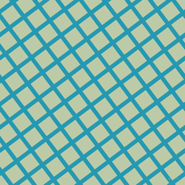 37/127 degree angle diagonal checkered chequered lines, 13 pixel line width, 46 pixel square size, Pelorous and Pale Leaf plaid checkered seamless tileable