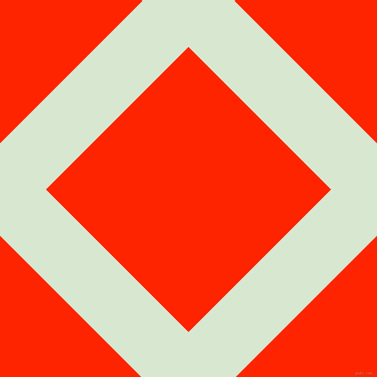 45/135 degree angle diagonal checkered chequered lines, 134 pixel lines width, 415 pixel square size, Peppermint and Scarlet plaid checkered seamless tileable
