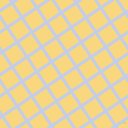 34/124 degree angle diagonal checkered chequered lines, 13 pixel line width, 60 pixel square size, Periwinkle and Golden Glow plaid checkered seamless tileable