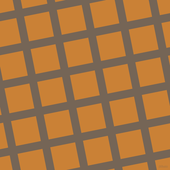 11/101 degree angle diagonal checkered chequered lines, 32 pixel line width, 102 pixel square size, Pine Cone and Golden Bell plaid checkered seamless tileable