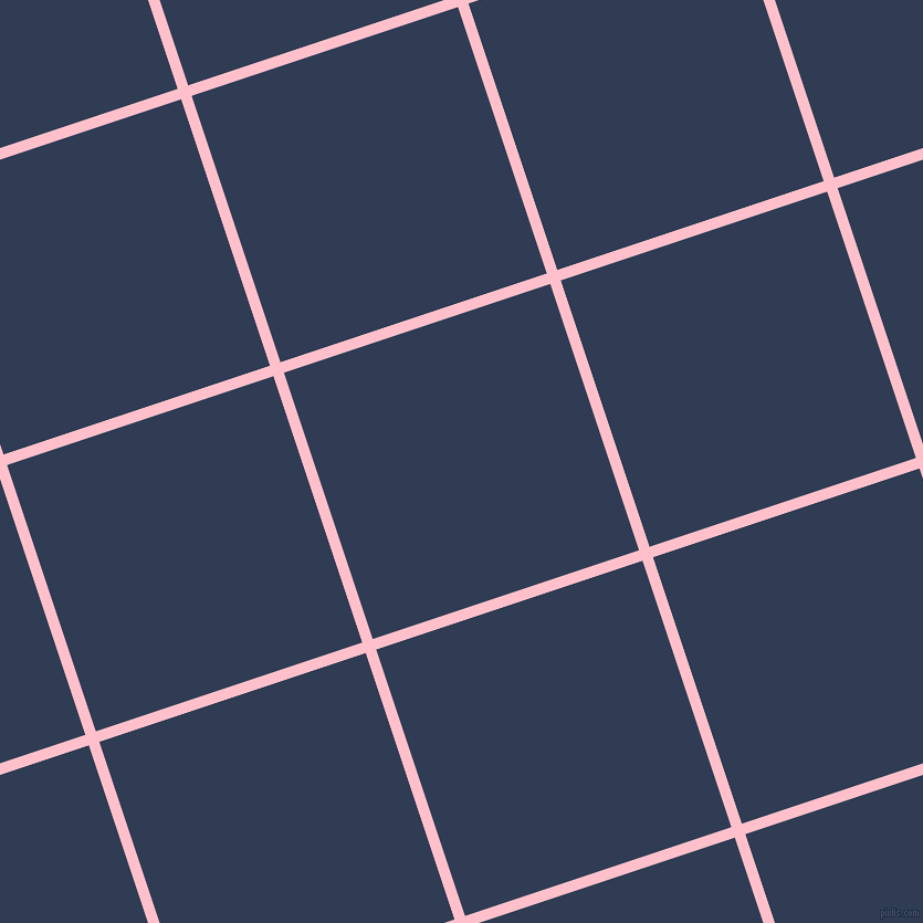 18/108 degree angle diagonal checkered chequered lines, 10 pixel line width, 254 pixel square size, Pink and Biscay plaid checkered seamless tileable