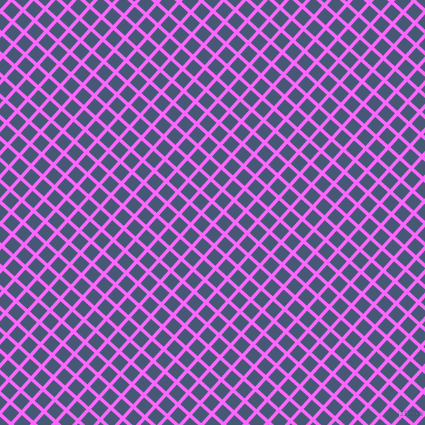 48/138 degree angle diagonal checkered chequered lines, 5 pixel line width, 18 pixel square size, Pink Flamingo and Chambray plaid checkered seamless tileable
