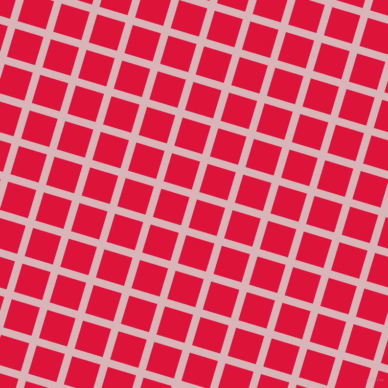 73/163 degree angle diagonal checkered chequered lines, 16 pixel line width, 60 pixel square size, Pink Flare and Crimson plaid checkered seamless tileable