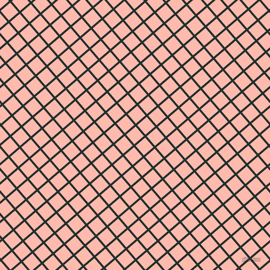 41/131 degree angle diagonal checkered chequered lines, 4 pixel lines width, 25 pixel square size, Racing Green and Melon plaid checkered seamless tileable