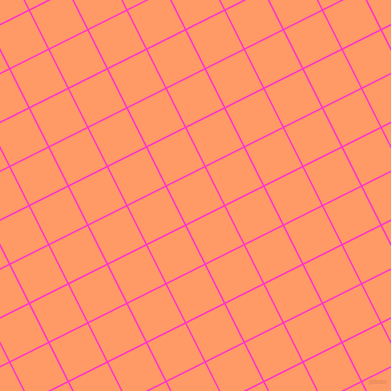 27/117 degree angle diagonal checkered chequered lines, 3 pixel lines width, 87 pixel square size, Razzle Dazzle Rose and Atomic Tangerine plaid checkered seamless tileable