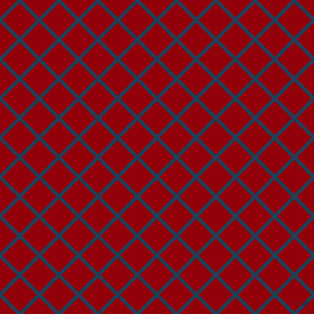 45/135 degree angle diagonal checkered chequered lines, 7 pixel line width, 47 pixel square size, Regal Blue and Sangria plaid checkered seamless tileable