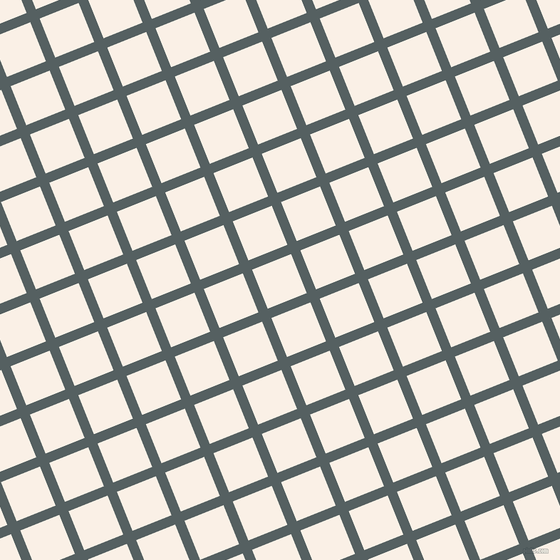 22/112 degree angle diagonal checkered chequered lines, 14 pixel line width, 59 pixel square size, River Bed and Linen plaid checkered seamless tileable