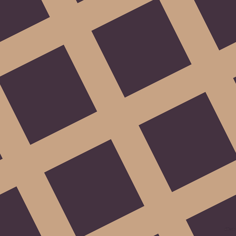 27/117 degree angle diagonal checkered chequered lines, 106 pixel lines width, 256 pixel square size, Rodeo Dust and Voodoo plaid checkered seamless tileable
