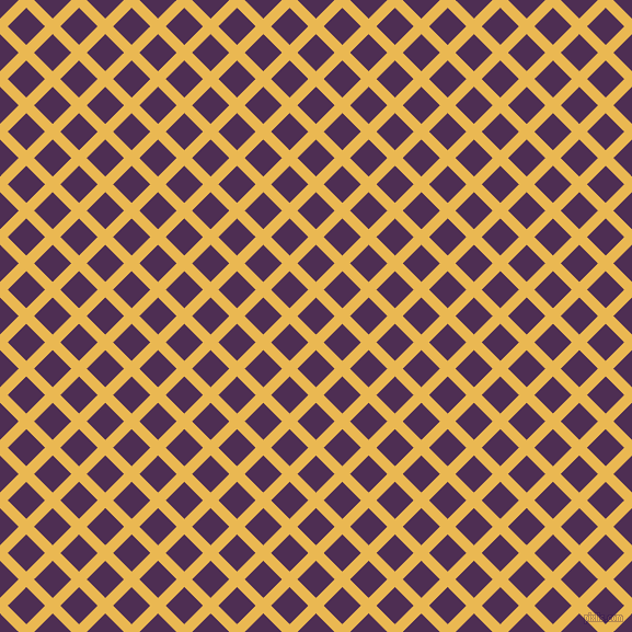 45/135 degree angle diagonal checkered chequered lines, 10 pixel line width, 24 pixel square size, Ronchi and Hot Purple plaid checkered seamless tileable