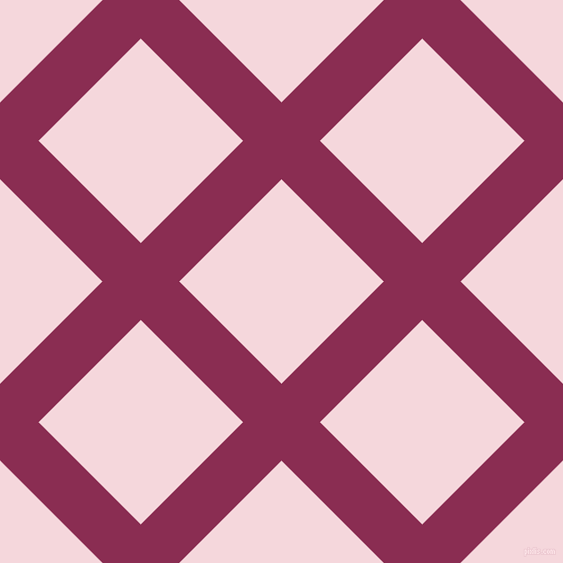 45/135 degree angle diagonal checkered chequered lines, 61 pixel lines width, 162 pixel square size, Rose Bud Cherry and Cherub plaid checkered seamless tileable